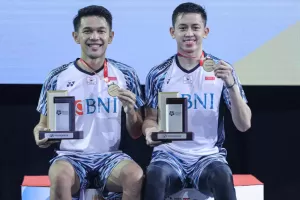 Rajai Malaysia Masters, Fajar/Rian Bidik Juara di Kejuaraan Dunia Bulu Tangkis 2022