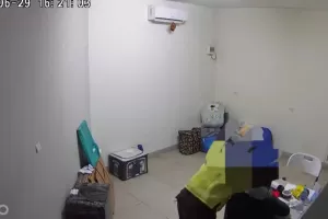 Terekam CCTV, Satpam Apartemen Diduga Lecehkan Wanita di Cengkareng