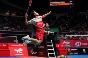 Final Singapore Open 2022: Bungkam Kodai Naraoka, Ginting Akhiri Puasa Gelar 2,5 Tahun