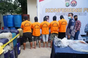 Polisi Gulung Komplotan Mafia BBM Solar Bersubsidi di Muara Gembong