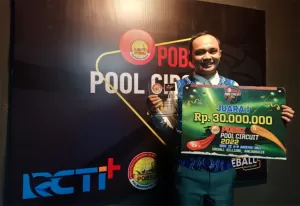 Menang Dramatis, Kholik Juara Seri II POBSI Pool Circuit 2022 Banjarmasin