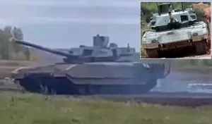Tank Terbaru Rusia T-14 Sudah Terlihat di Medan Perang Ukraina