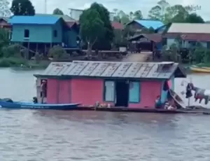Makin Digandrungi, Intip Keunikan Desain Rumah Apung di Sungai Mahakam Kaltim