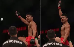 Profil Jeka Saragih, Petarung Indonesia di Semifinal Road to UFC Pemilik Julukan Si Tendangan Maut