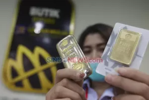 Harga Emas Hari Ini Jatuh Rp5.000 per Gram, Begitu Juga dengan Buyback
