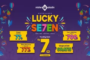 Spesial Ulang Tahun, Traveling di Mister Aladin Mulai Rp7 Ribu + Staycation GRATIS!