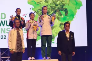 Tambah 3 Emas, Indonesia Penuhi Target di Kejuaraan Dunia Wushu Junior 2022