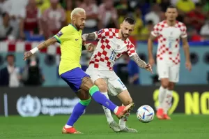 Hasil Kroasia vs Brasil: Neymar dkk Kesulitan Bobol Gawang Vatreni di Babak Pertama