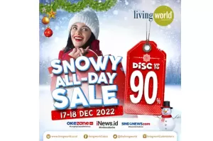 Nikmati Snowy All-Day Sale, Belanja Hemat Hingga 90 Persen di Living World Alam Sutera