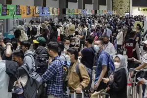 Jelang Nataru, 638 Ribu Orang Bepergian dengan Angkutan Umum