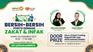 Ikuti Webinar Syariah MNC Sekuritas Bersih-Bersih Porto dengan Zakat & Infak