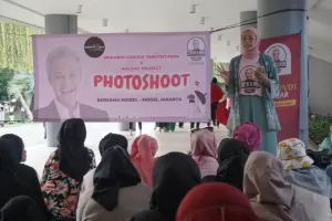 Srikandi Ganjar Gandeng Naldaf Project Gelar Photoshoot di Lapangan Banteng