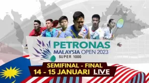 LIVE di iNews! Saksikan Apriyani/Fadia, Dejan/Gloria, Fajar/Rian di Semifinal Malaysia Open 2023