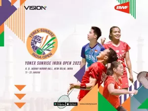 Dukung Wakil Indonesia dalam Turnamen BWF India Open 2023 di Vision+