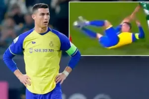 Cristiano Ronaldo Kalah Duel dengan Bek Ettifaq, Netizen: Karier CR7 Sudah Tamat!