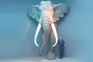 Begini Penampakan Gajah Raksasa yang Hidup 125.000 Tahun Lalu, Tinggi 4 Meter dan Berat 4 Ton