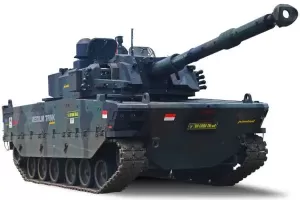 Perbandingan Harimau Medium Tank Pindad vs Tank Abrams Andalan AS