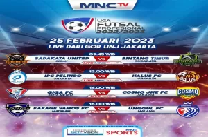 Live di MNCTV! Pekan ke-6 Liga Futsal Profesional, Sadakata FC Hadapi Bintang Timur Surabaya