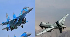 Perbandingan Kekuatan Jet Tempur Su-27 Rusia dengan Drone MQ-9 Reaper AS