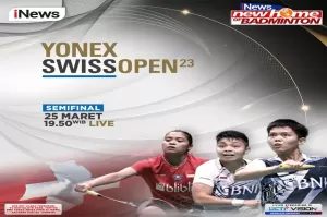 Live di iNews! 2 Srikandi Indonesia Berebut Tiket Final Swiss Open 2023