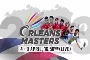 LIVE di iNews! Saksikan Perjuangan Pebulu Tangkis Indonesia di Orleans Masters 2023, Mulai Besok