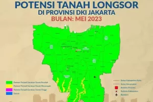 Awas! Ini 10 Wilayah Berpotensi Terjadi Tanah Longsor di Jakarta