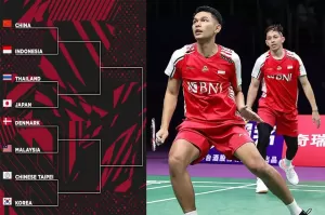 Jadwal Perempat Final Piala Sudirman 2023: Indonesia vs China