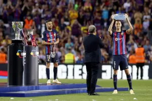 Barcelona Gunduli Mallorca pada Laga Perpisahan Jordi Alba dan Busquets di Camp Nou