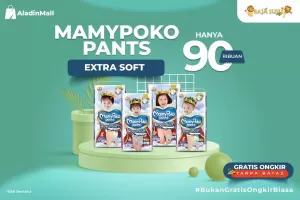 Beli Mamy Poko Pants di AladinMall Yuk, Ada Harga Spesial + Gratis Ongkir tanpa Batas!