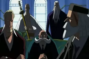 One Piece 1086 Ungkap Nama Gorosei dan Pemimpin Ksatria Suci