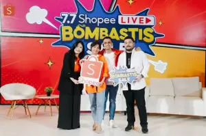 Raffi Ahmad dan Fuji Ungkap Keseruan Live Shopping di Kampanye 7.7 Shopee Live Bombastis Sale