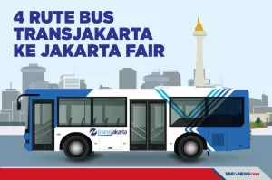 Catat! Ini Empat Rute Bus Transjakarta ke Pekan Raya Jakarta