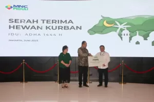 PT MNC Kabel Mediacom dan MNC Peduli Salurkan Hewan Kurban ke Pelosok Indonesia