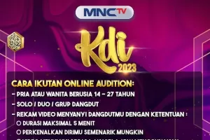 Bersiaplah Menjadi Bintang Dangdut Masa Depan, KDI 2023 Menggelar Audisi Online