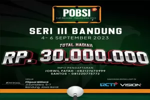 POBSI Cup Pelajar-Mahasiswa Seri III Siap Digelar di Bandung!