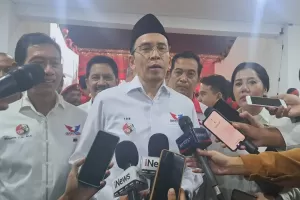 Hadiri Apel Siaga PDIP, Ketua Harian Perindo TGB: Ganjar Otentik Teruskan Jokowi sebagai Presiden
