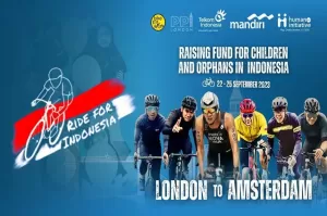Bersepeda Melintasi 4 Negara di Eropa dari London ke Amsterdam untuk Galang Dana bagi Anak-Anak Yatim dan Duafa di Indonesia