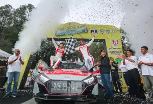Sean Gelael Juara di Asia Pasific Rally Championship Seri V 2023