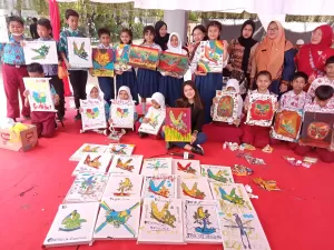 Peringati Hari Batik, K2BaBe Gelar Mencanting 1.000 Anak