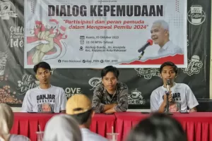 Dialog Pemilu 2024 Relawan Ganjar, Milenial Sulsel Berkomitmen Tangkal Hoaks