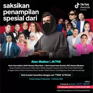 Siap-siap! Ajang Apresiasi TikTok Awards Indonesia 2023 yang Bertabur Bintang Digelar Besok