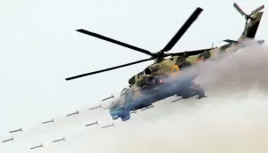 Helikopter Mi-24 Ukraina Pamer Senjata Baru dari AS, Ini Kehebatan Roket Zuni Era Perang Vietnam