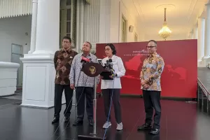Sri Mulyani hingga Bos BI Merapat ke Istana, Laporkan Kondisi Global ke Jokowi