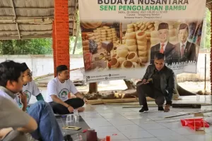 Perajin Dukung Santri Ganjar Ikut Lestarikan Bambu di Indonesia