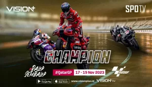MotoGP Qatar 2023 Jadi Penutup Seri Asia Live di Vision+. Berikut Jadwal Lengkapnya