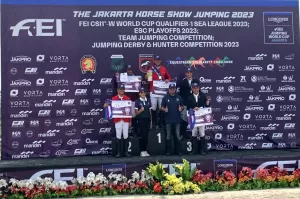 Jakarta Horse Show Jumping 2023 Sukses Digelar, Ferry Wahyu Hadiyanto Keluar sebagai Juara