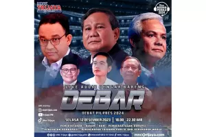 Siaran Langsung Debat Pilpres 2024, MNC Trijaya Hadirkan Debar Mulai Pukul 18.00 WIB