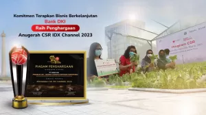 Bank DKI Raih Anugerah CSR IDX Channel 2023 Berkat Komitmen Terapkan Bisnis Berkelanjutan