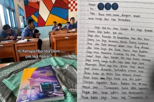 Viral! Guru Dapat Surat dari Murid yang Ngaku Punya Keluarga Berantakan, Kisahnya Menyentuh