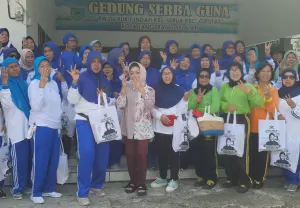 Caleg Partai Perindo Dyah Anita Gelar Pelatihan Pembuatan Sabun di Ciputat